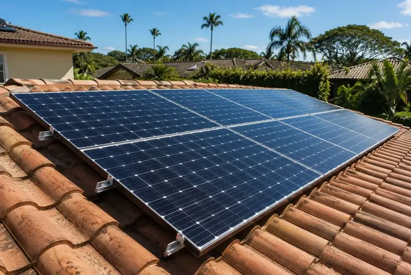 Installation de panneaux solaires à Ratières